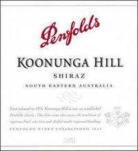 Shiraz South Australia Koonunga Hill